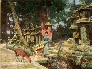 奈良，旧日本的心脏，1910年。