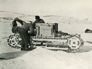 马达雪橇之一，1911、1913年