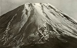 富士山顶，1910年。
