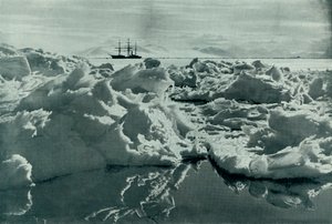 麦克默多湾的Terra Nova，c19101913，1913年 作者 赫伯特·庞廷