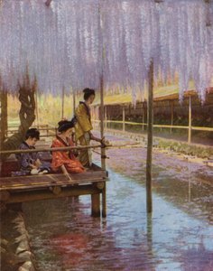 Under the Purple Wistarias (photo) 作者 赫伯特·庞廷