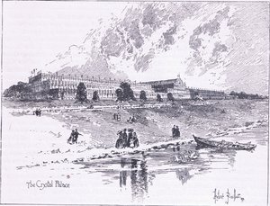 公元1851年在伦敦海德公园的水晶宫 作者 赫伯特·雷顿