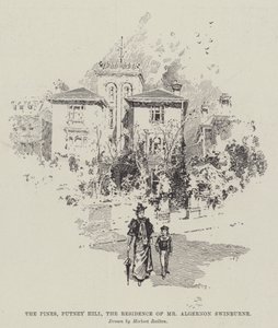 Pines，Putney Hill，Algernon Swinburne先生的住所 作者 赫伯特·雷顿