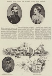 皇家婚礼，父母，家庭和新郎的着名祖先 作者 Herbert Railton