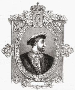 Francois I，由Pannemaker-Ligny雕刻，来自Louis Blanc的“法国革命史”（1811-82） 作者 赫尔克里·卡特纳西（Hercule Catenacci）