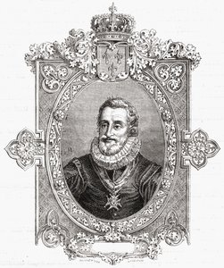 Henri IV，由Pannemaker-Ligny雕刻，来自Louis Blanc的“法国革命史”（1811-82） 作者 赫尔克里·卡特纳西（Hercule Catenacci）