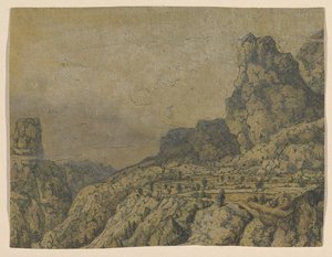 山谷与高原，约1625-30。 作者 赫拉克勒斯·塞格