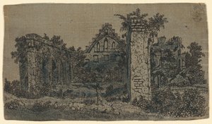 莱恩斯堡修道院的遗址：小版本
