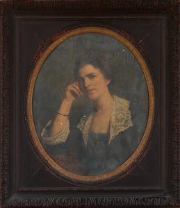 Emily Dorothy Ammann夫人，艺术家的侄女，1922年。