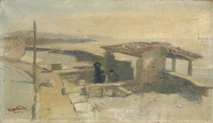 伦巴底漂白厂的草图，1892年。
