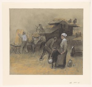 谷物收获 作者 Herman Heijenbrock (可能)
