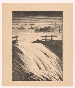 1926 年 1 月马斯河和瓦尔河洪水（实物上的原标题）