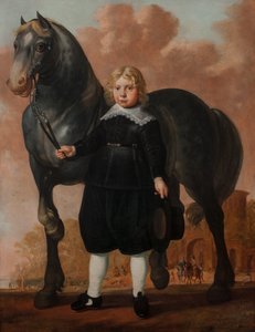 一个小男孩与他的马，1646年