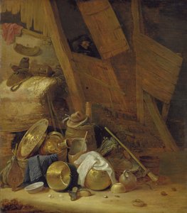 1634年谷仓内的静物