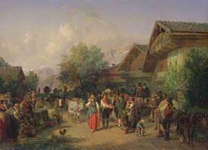 1848年从高山牧场回归