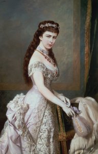 巴伐利亚伊丽莎白（1837-98），奥地利弗朗茨-约瑟夫一世（1830-1916）的妻子 作者 赫尔曼·尼格
