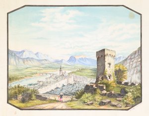 Rattenberg, Tyrol, 约1858-1882.