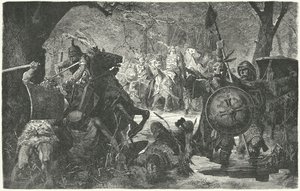波希米亚的Ottokar II讨伐异教的老普鲁士人，1255年
