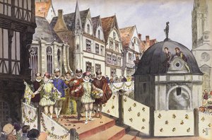 1572年8月18日，纳瓦拉的亨利三世与巴黎的瓦卢瓦玛格丽特的婚姻