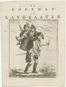 歌谱和士兵漫画
关于威廉五世的漫画
Landzaaten 的商人（物体上的标题）