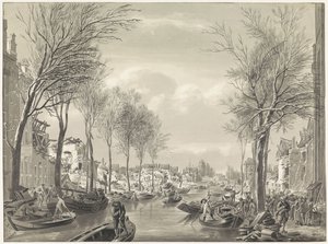 斯登舒尔号灾难后的修复工作，1807 年 作者 赫曼努斯·努曼（可能）