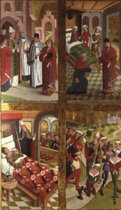 Scenes from the Life of St. Nicholas from the Inner Section of the Left Exterior Wing of the Former Main Altar in St. Nicholas