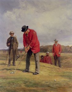 1881年，乔治·格伦尼（George Glennie）穿上布莱克希思（Blackheath）和克莱克（Cleek） 作者 海伍德·哈迪