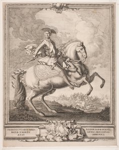 Frederik 5. 饰骑马的王储 作者 希罗尼莫米亚尼