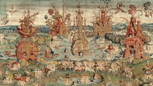 世外桃源》，约 1560 年（挂毯） 作者 Hieronymus（之后）Bosch