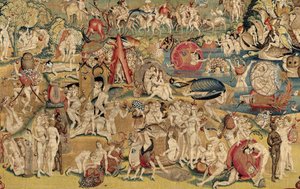 人间欢乐花园。 约 1560（挂毯）