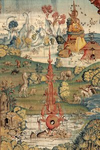 人间欢乐花园。 约 1560（挂毯） 作者 Hieronymus（之后）Bosch