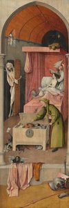 死亡和吝啬鬼 作者 Hieronymus Bosch