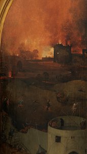 《最后的审判》右面板细节（面板油画） 作者 Hieronymus Bosch