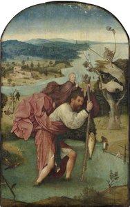 荷兰语：圣克里斯托弗怀抱圣婴 圣克里斯托弗怀抱圣婴 作者 Hieronymus Bosch
