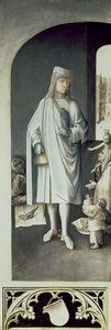 St. Bavo，最后审判祭坛的右翼外观 作者 Hieronymus Bosch