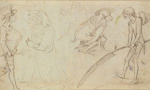 怪诞人物研究 作者 Hieronymus Bosch