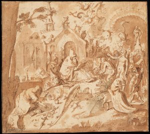圣安东尼的诱惑 作者 Hieronymus Bosch