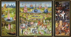 世外桃源》，15世纪。 作者 Hieronymus Bosch