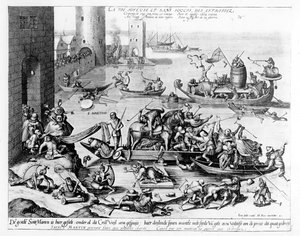 跛子的快乐和无忧无虑的生活 作者 Hieronymus Bosch