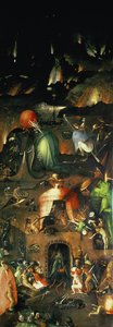 最后的审判（祭坛画）：右翼的内部 作者 Hieronymus Bosch