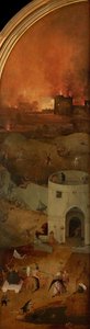 最后的审判》三联画，右面板，约1490-1510年。 作者 Hieronymus Bosch