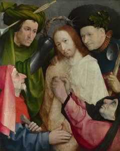 基督的嘲笑c。 1500 作者 Hieronymus Bosch