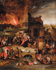 圣安东尼大帝的诱惑》（木板油画） 作者 Hieronymus Bosch