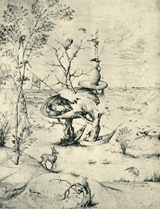《树人》（Treeman），c1505，1943年。 作者 Hieronymus Bosch