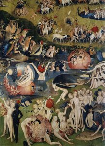 The garden of delices. Detail of the central part of the triptych 作者 Hieronymus Bosch