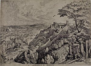 沙漠中的圣杰罗姆 作者 Hieronymus公鸡