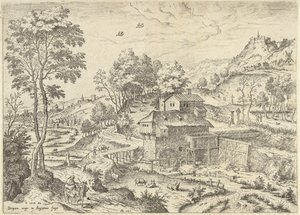飞入埃及
带有圣经和神话场景的风景画（系列名称）