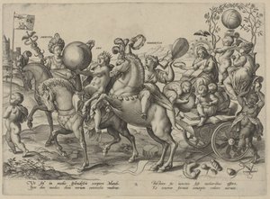 青春
人的四个年龄和死亡（系列名称） 作者 Adriaen Collaert（拒绝归因）