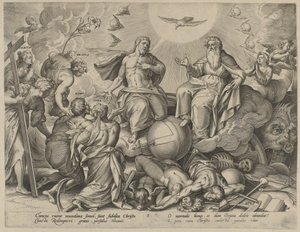最后的审判 人与死亡的四个时代（系列名称） 作者 Adriaen Collaert（拒绝归因）