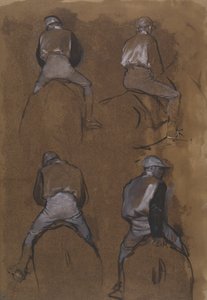 骑师的四项研究 作者 希莱尔·热尔曼·埃德加·德加